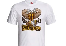 Hawthorn Hawks 2015 Adults Mark Knight Premiers Shirt