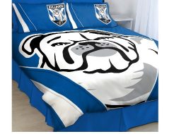 Canterbury Bankstown Bulldogs King Size Doona Cover Set