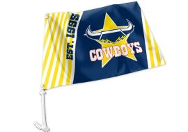 North Queensland Cowboys Car Flag