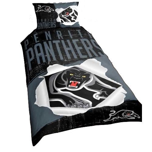 Penrith Panthers Single Doona Cover Set Footy Focus