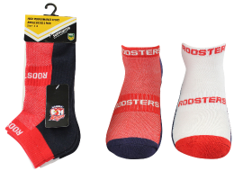 Sydney City Roosters 2 Pack Sport Socks