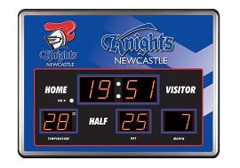 Newcastle Knights Scoreboard Clock