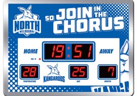 North Melbourne Kangaroos Scoreboard Clock
