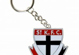 St Kilda Saints Metal Logo Keyring