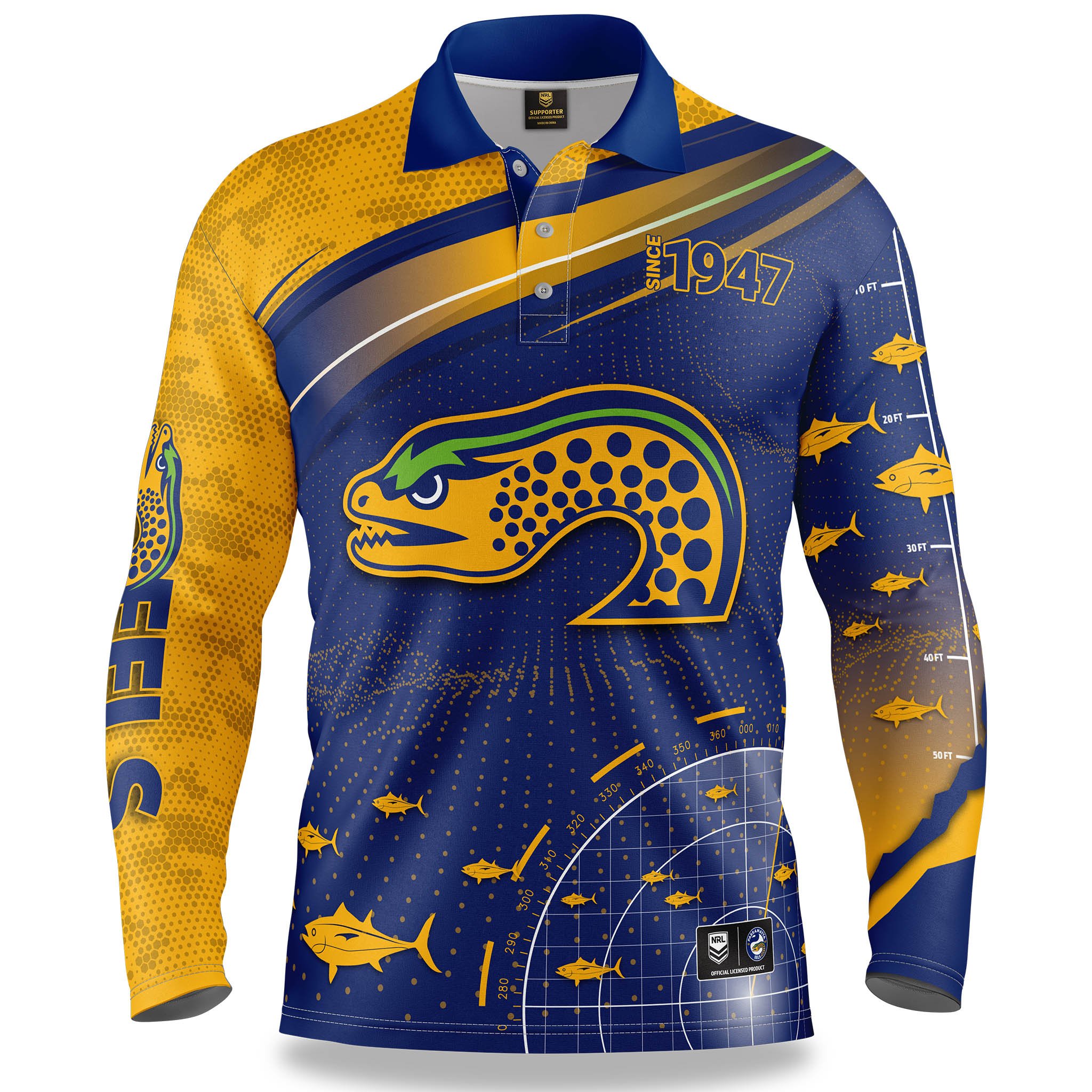 parramatta eels fishing shirt