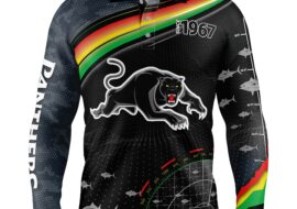 Penrith Panthers Adults 'Fishfinder' Fishing Shirt
