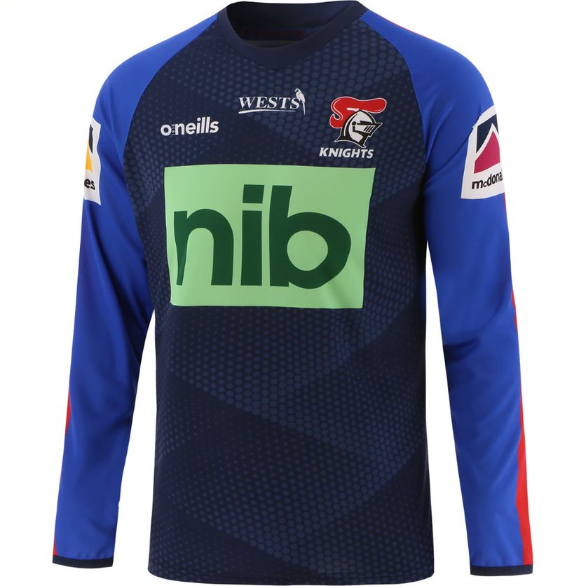 Newcastle Knights Adults 2022 Long Sleeve Training Tee