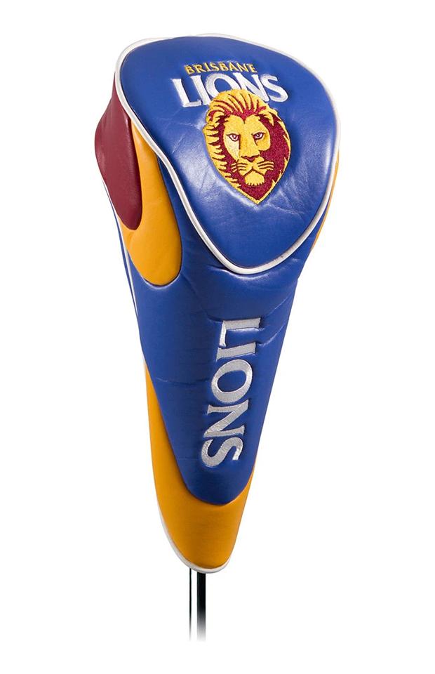 Brisbane Lions Golf Driver Head Cover Footy Focus
