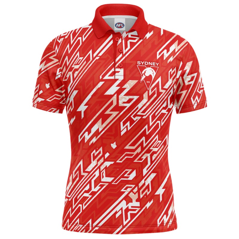 Sydney Swans “ParTee” Golf Polo Shirt Footy Focus