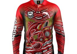 Dolphins Kids 'Jumping Barra' Fishing Shirt